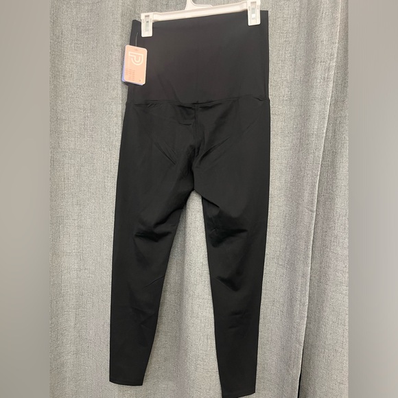 NWT Black POSHDIVAH Maternity Workout Leggings Medium - Picture 6 of 9